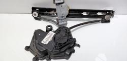 Macara cu motoras usa stanga spate, cod 6J4839401C, Seat Ibiza 5 Sportcoupe (6J1) (idi:697178)