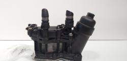 Carcasa filtru ulei cu racitor ulei, cod 70377932, 8507626, Bmw 3 (F30) 2.0 diesel, N47D20C (id:702361)