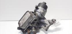 Carcasa filtru ulei cu racitor ulei, cod 55220802, Alfa Romeo Mito (955) 1.4 benz, 199A6000 (id:703627)