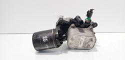 Carcasa filtru ulei cu racitor ulei, cod 04B115389B, 03L117021C, Skoda Fabia 3 (NJ3), 1.4 TDI, CUS (idi:719982)