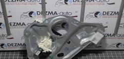 Macara cu motoras stanga spate 1K9839755A, Vw Golf 5 Variant (1K5)