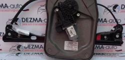 Macara cu motoras stanga fata 5J2837401B, 6Q1959802E, Skoda Fabia 2 (5J) 2006-2013 (id:212651)