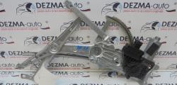 Macara cu motoras dreapta fata, GM13100418, Opel Astra H sedan