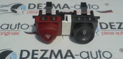 Buton avarii cu buton blocare usi, 8200095493, Renault Megane 2 sedan