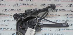 Macara cu motoras stanga fata 6J4837401C, Seat Ibiza 5 Sportcoupe (6J1)