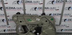 Macara electrica stanga fata, 1Z2837655P, Skoda Octavia 2 (1Z3)