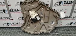 Macara cu motoras dreapta spate, 1Z0839656E, 1K0959704AK, Skoda Octavia 2 (1Z3)