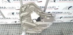 Macara cu motoras usa stanga spate 1Z0839655C, Skoda Octavia 2 (1Z3)