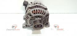 Alternator, cod 9638544280, Peugeot 206, 1.6 benz, NFU (id:334800)