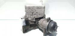 Carcasa filtru ulei cu racitor ulei, Bmw 5 (E39), 3.0 diesel, 306D1, cod 78792145 (id:451496)