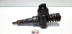 Injector, Skoda, 1.9 TDI, AWX, cod 038130080AX