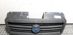 Grila bara fata centrala cu sigla, cod 735395576, Fiat Doblo (119)