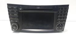 Radio CD cu navigatie si loc de card, cod A2118705194, Mercedes Clasa E T-Model (S211)