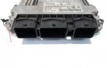 Calculator motor, cod 9661773880, 0281012466, Citroen C4 (I) coupe, 1.6 HDI, 9HZ (idi:483555)