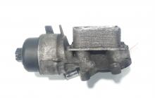 Carcasa filtru ulei cu racitor ulei, cod 9656830180, Ford Focus C-Max, 2.0 TDCI, G6DA (id:494457)