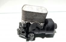 Carcasa filtru ulei cu racitor ulei, cod 03L115389C, 03L117021C, VW, 1.6 TDI, CAY (idi:491239)