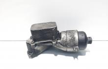 Carcasa filtru ulei cu racitor ulei, cod 9656970080, Peugeot, 1.6 HDI, 9HZ (idi:504806)