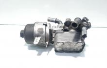 Carcasa filtru ulei cu racitor ulei, cod 9656830180, Peugeot, 2.0 HDI, RHK (idi:498615)