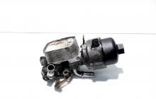 Carcasa filtru ulei cu racitor ulei, cod 9656830180, Peugeot 308 CC, 2.0 HDI, RHE (idi:517069)