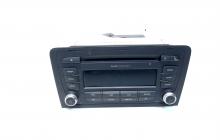 Radio CD, cod 8P0035186G, Audi A3 Sportback (8PA) (idi:523429)
