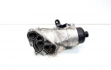 Carcasa filtru ulei cu racitor ulei, cod 9687911280, Ford C-Max 2, 1.6 TDCI, T1DB (idi:530919)