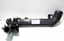 Tub intercooler cu senzor, cod 8580239, Bmw 2 Coupe (F22, F87), 1.5 diesel, B37C15A (idi:553236)
