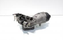 Carcasa filtru ulei cu racitor ulei, cod 9687911280, Ford Focus 3, 1.6 TDCI, T1DA (id:577362)