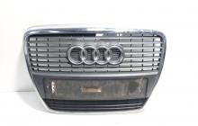 Grila bara fata centrala sus cu sigla, cod 4F0853551S, Audi A6 (4F2, C6) (idi:585376)