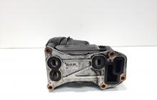 Carcasa filtru ulei cu racitor ulei, cod 7800066-03, Bmw X5 (E70), 3.0 diesel, N57D30A (id:601484)