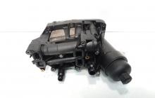 Carcasa filtru ulei cu racitor ulei, cod 70379327, Bmw 3 (E90) 2.0 diesel, N47D20C (id:602686)