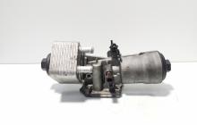 Carcasa filtru ulei cu racitor ulei, cod 045115389K, Audi A4 (8K2, B8), 2.0 TDI, CAG (id:615317)