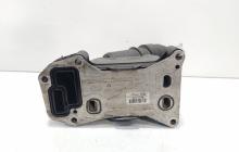 Carcasa filtru ulei cu racitor ulei, cod 7800066-07, Bmw X5 (E70), 3.0 diesel, N57D30A (id:639204)