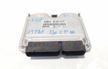 Calculator motor ECU, cod 038906019EP, 0281010701, Vw Passat Variant (3B6), 1.9 TDI, AVF (id:644939)