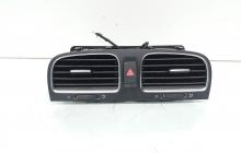 Grila aer bord centrala, cod 5K0815736D, Vw Golf 6 (5K1) (id:653105)