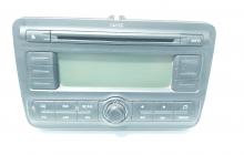Radio CD, cod 5J0035161A, Skoda Fabia 2 (5J, 542) (idi:650560)