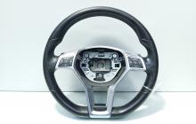 Volan piele cu comenzi si padele, cod A1724602703, Mercedes Clasa C (W204) (id:660313)