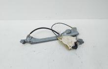 Macara cu motoras stanga spate, cod 827010001R, Renault Laguna 3 (id:660515)