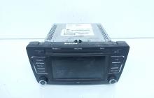 Radio cd cu mp3 si card, cod 1Z0035156G, Skoda Octavia 2 (1Z3) (idi:664695)