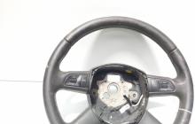 Volan piele cu comenzi, cod 8K0419091B, Audi A4 Avant (8K5, B8) (id:666196)