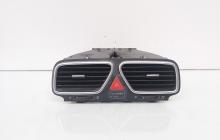 Grila aer bord centrala cu buton avarii, cod 1Q0819735C, Vw Eos (1F7, 1F8) (id:666135)