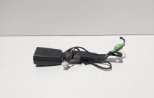 Capsa centura stanga fata cu fir, cod 6R4857755A, VW Polo (6R), 1.2 benz, CGP (id:667658)