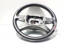 Volan piele cu comenzi, cod A2464601503, Mercedes Clasa C (W204) (id:672391)