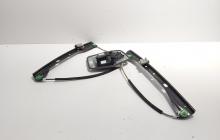 Macara cu motoras usa dreapta fata, cod 5M0837462, Vw Golf 5 Plus (5M1) (id:678240)