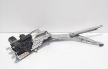 Macara cu motoras stanga usa fata, cod GM13132220, Opel Zafira B (A05) (id:681721)