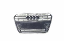 Grila bara fata centrala sus cu sigla cu loc de senzori, cod 4G0807233, Audi A6 Avant (4G5, C7) (id:684111)