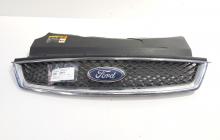 Grila bara fata centrala cu sigla, cod 4M51-8138-AE, Ford Focus 2 (DA) (id:686015)
