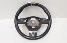 Volan piele cu comenzi si padele, cod 3C8419091BF, VW Passat Variant (365) (id:688687)