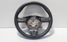 Volan piele cu comenzi, cod 3C8419091BE, VW Passat (362) (id:690127)