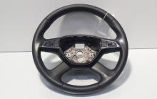 Volan piele cu comenzi, cod 3T0419091AH, Skoda Superb II (3T4) (id:690130)