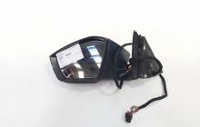 Oglinda electrica stanga cu semnalizare, rabatare, unghi mort si lum ambientala, Skoda Superb III (3V3) vol pe dr (id:692932)